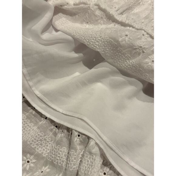 Tommy Hilfiger Cotton Eyelet Midi Dress, Created for Macy's white size 14 - Picture 14 of 16